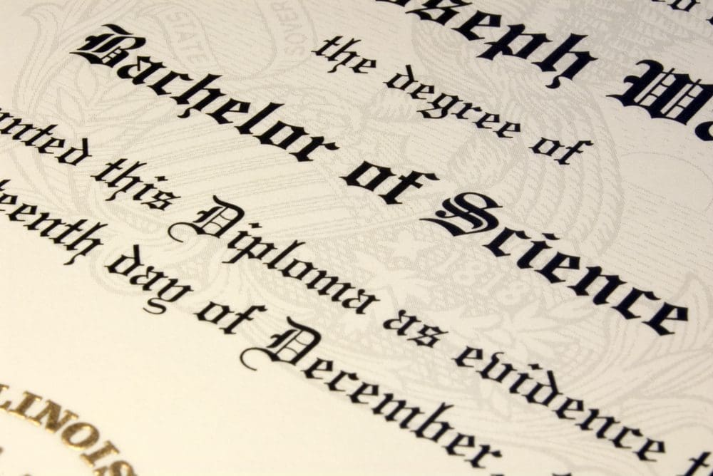 Online bachelor's degree